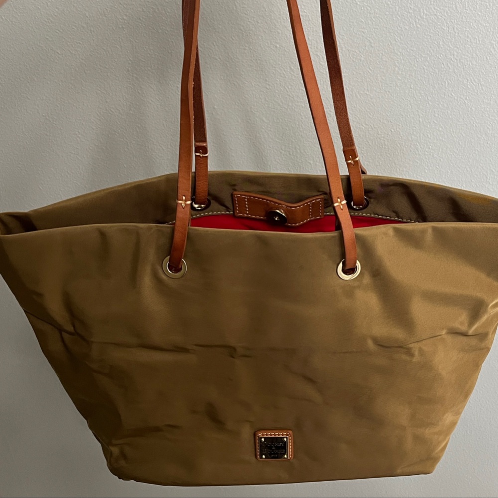 Dooney & Bourke Red and Tan Bag